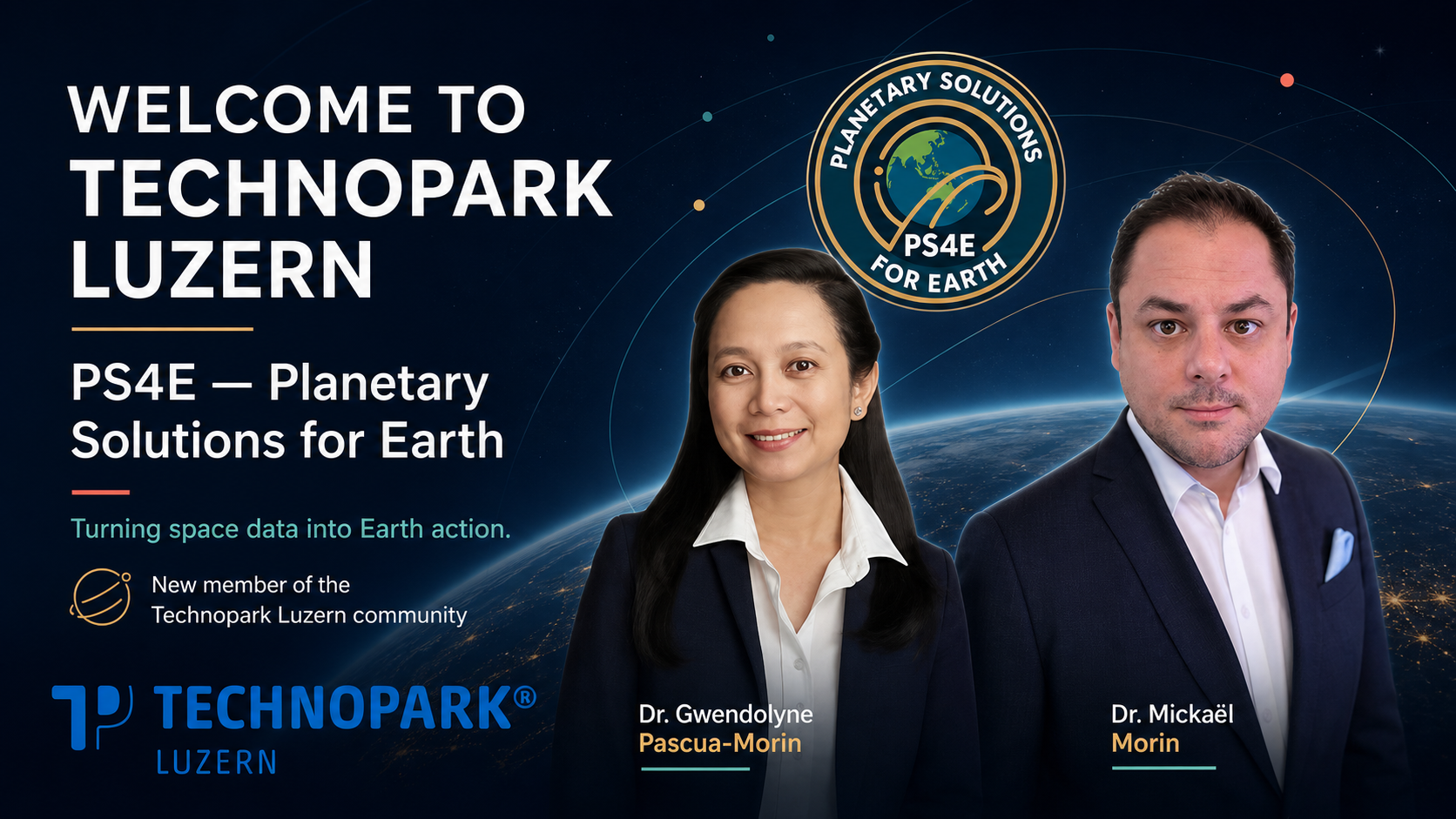 Welcome to Technopark Luzern: Planetary Solutions for Earth (PS4E) 🛰️